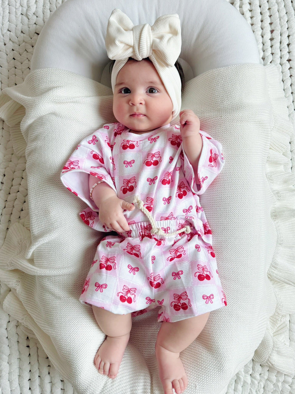 Shorts Set | Checkered Cherry