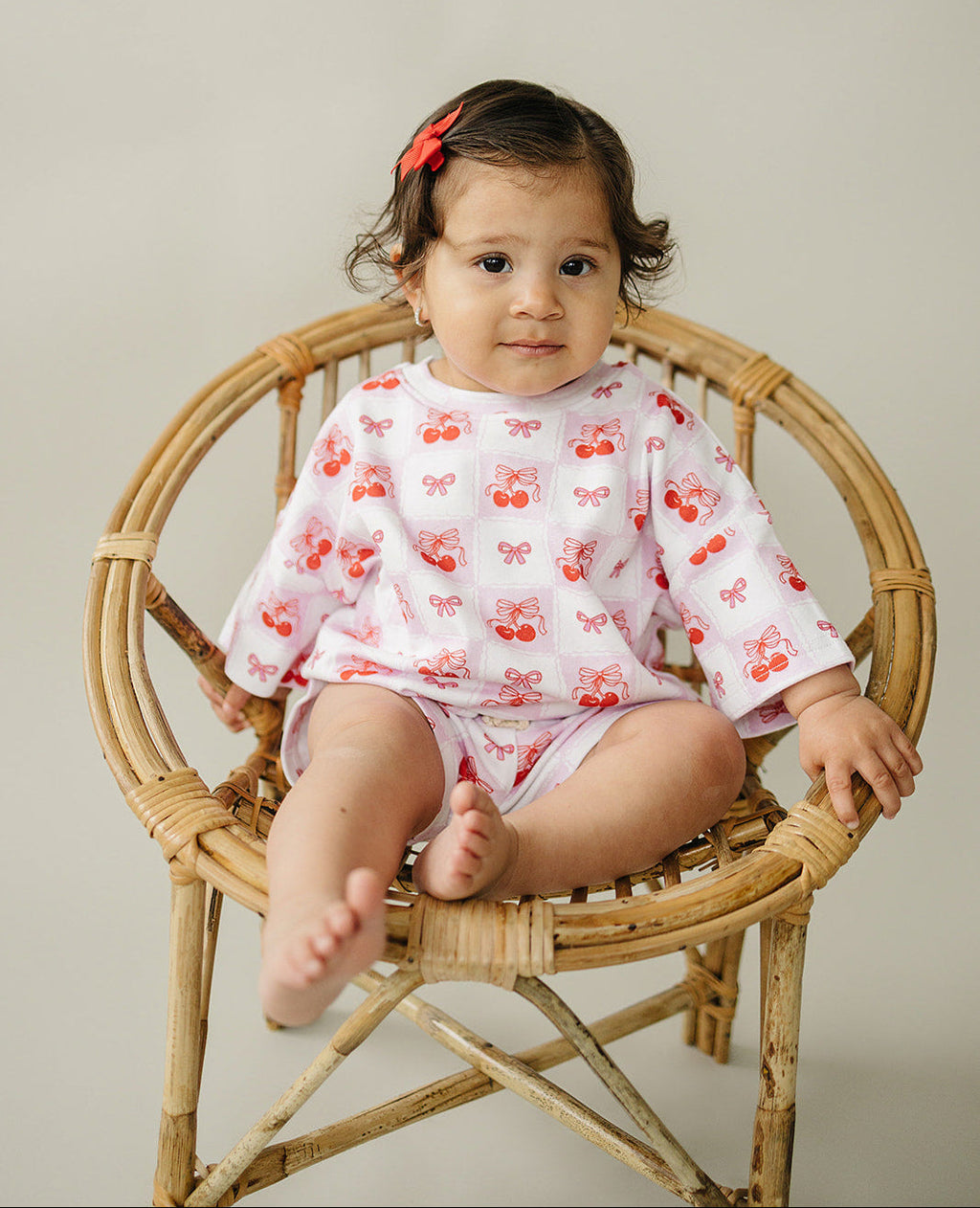 Shorts Set | Checkered Cherry