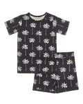 Bamboo Shorts Set | Palm Style Black